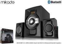 MIKADO MD-854BT 2+1 30W+15WX2 Siyah Usb+SD+Fm+Bluetooth Destekli Speaker - 1